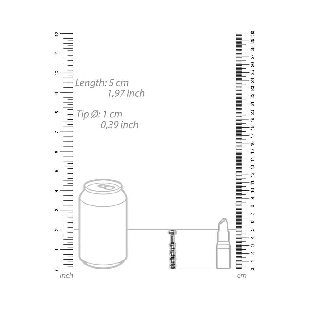Ouch! Urethral Sounding Stainless Steel Plug 10mm/50mm