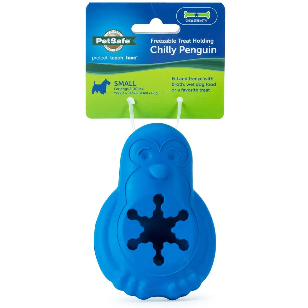 Petsafe Busy Buddy Penguin Freezable Treat Holding Dog Toy