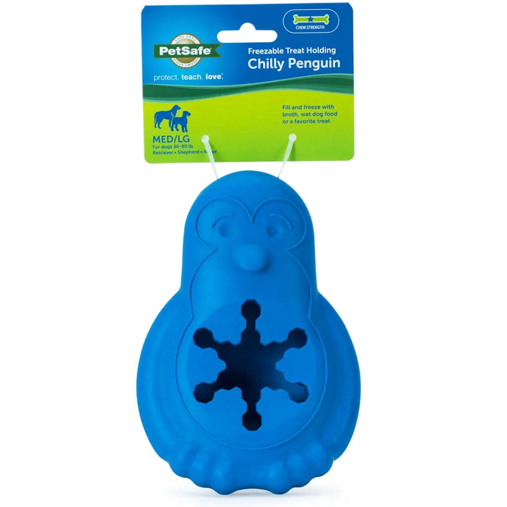 Petsafe Busy Buddy Penguin Freezable Treat Holding Dog Toy