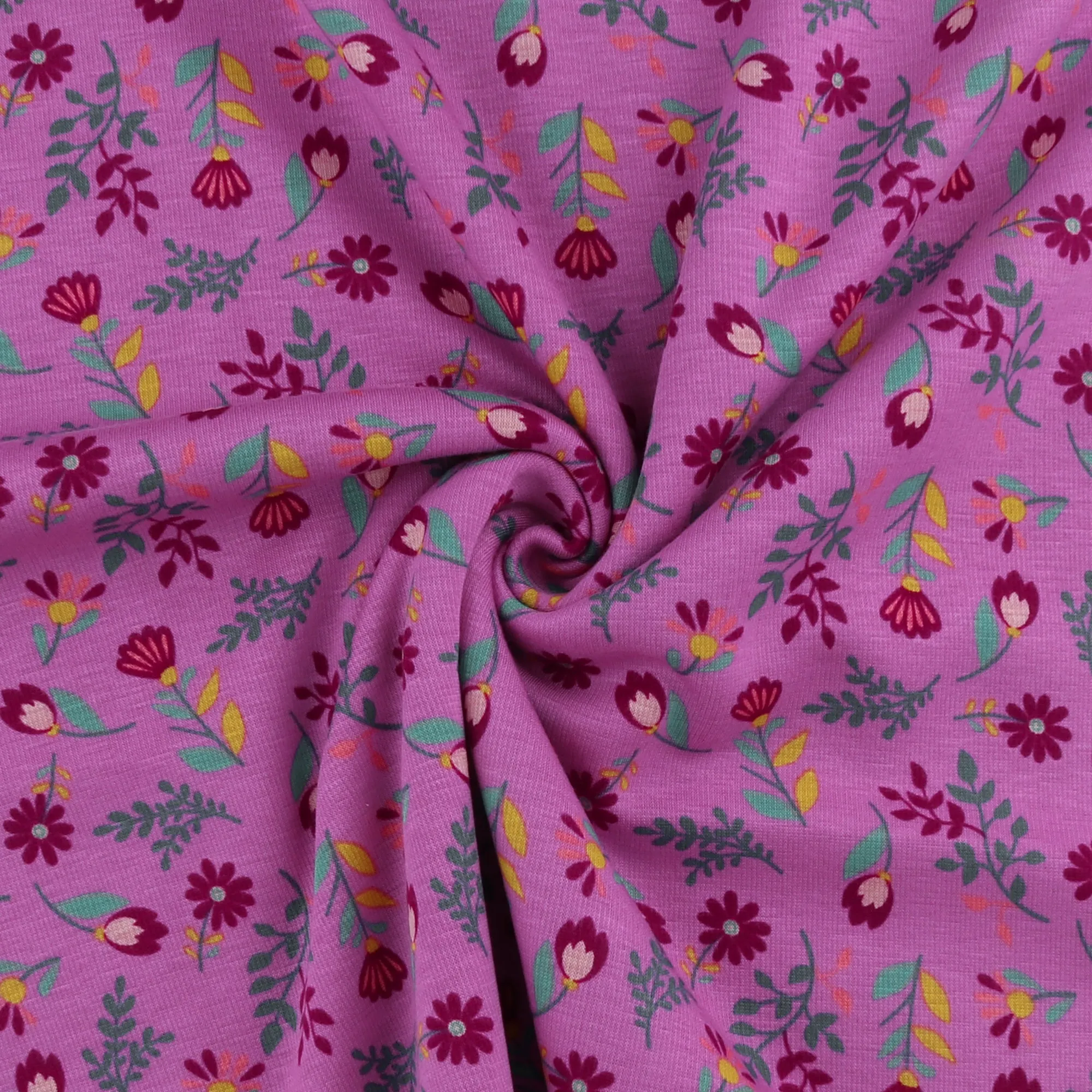 Printed Alpine Fleece - LADYBUG - Magenta