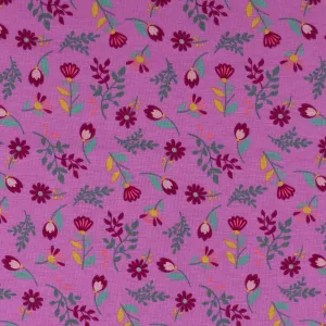 Printed Alpine Fleece - LADYBUG - Magenta