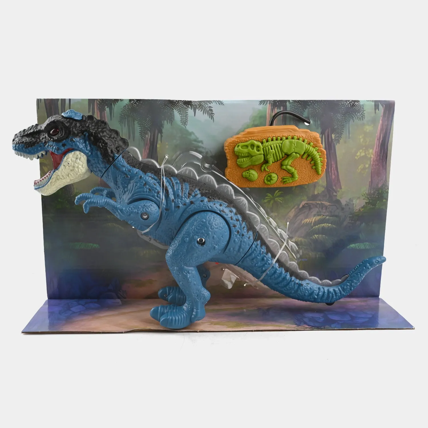 Remote Control Dinosaur Toy with Walking, Spray