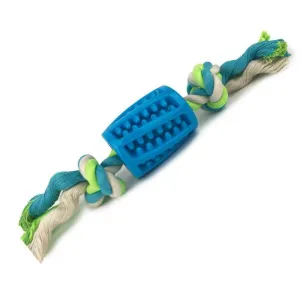 Ruff Play Rope Bone with Dental Tube 30cm Dog Toy