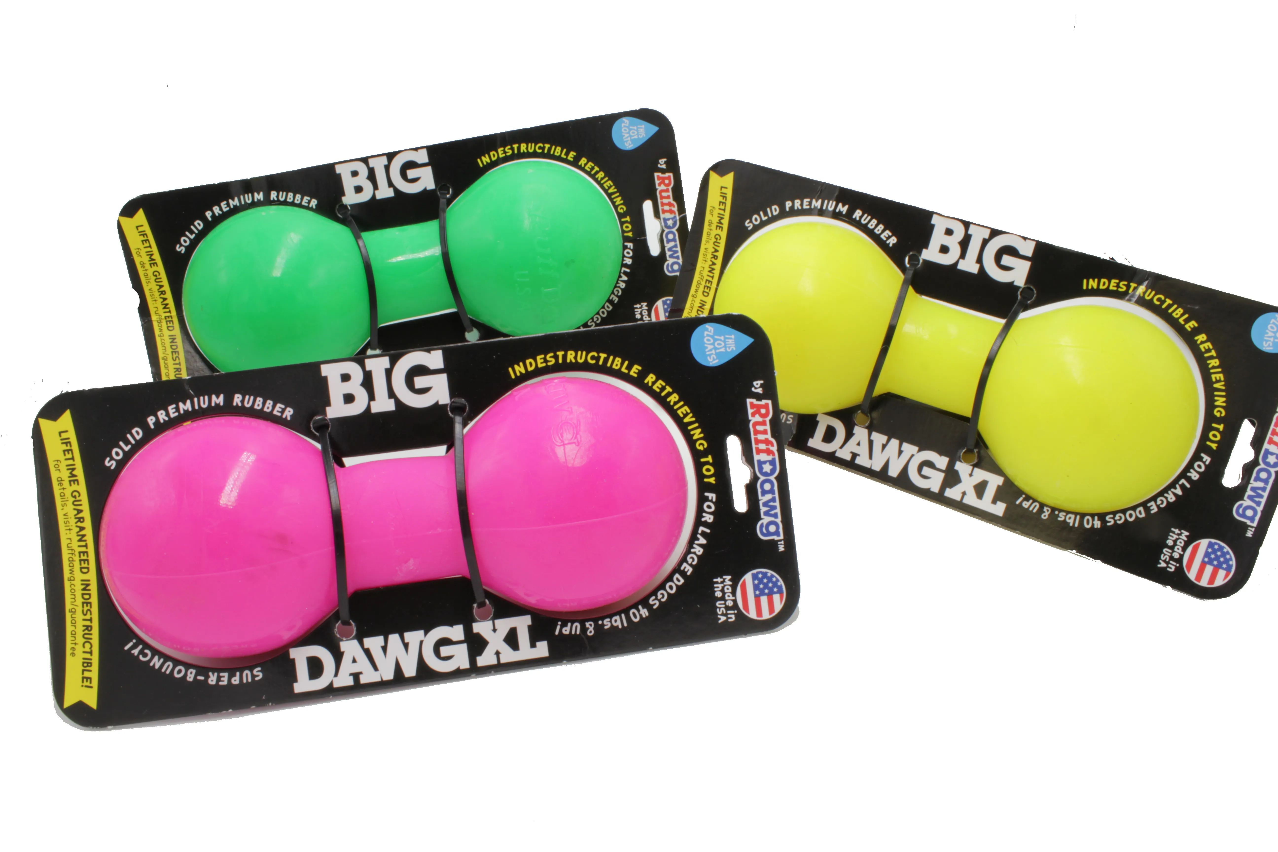 RuffDawg Rubber Dog Toys