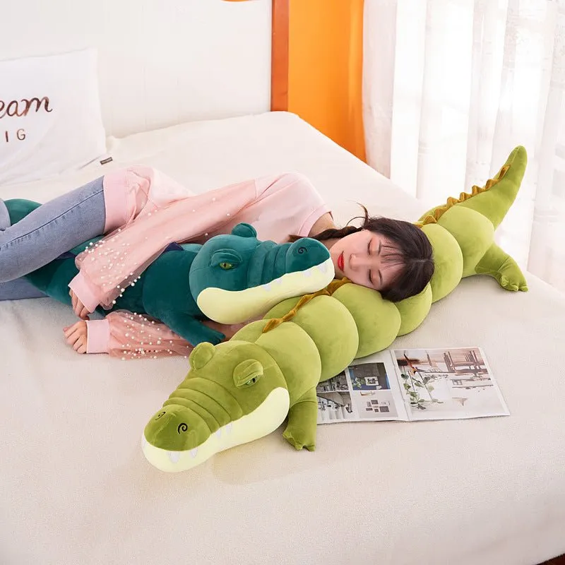 Soft Comfortable Plush Alligator Pillow Toy