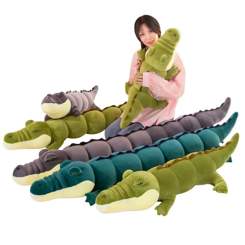 Soft Comfortable Plush Alligator Pillow Toy