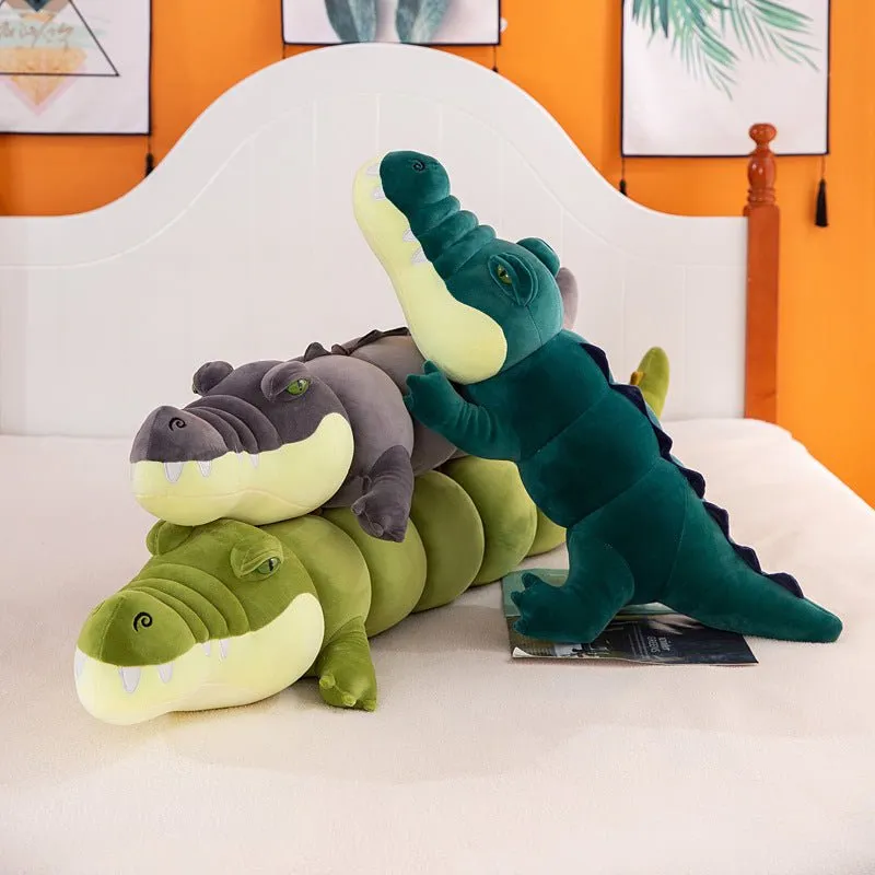 Soft Comfortable Plush Alligator Pillow Toy