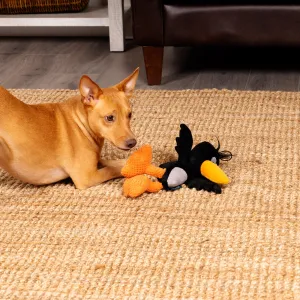 TrustyPup - Crow Silent Squeaky Plush Dog Toy