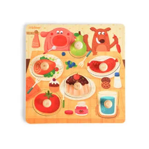 Wooden Peg Puzzle | Dinner Time