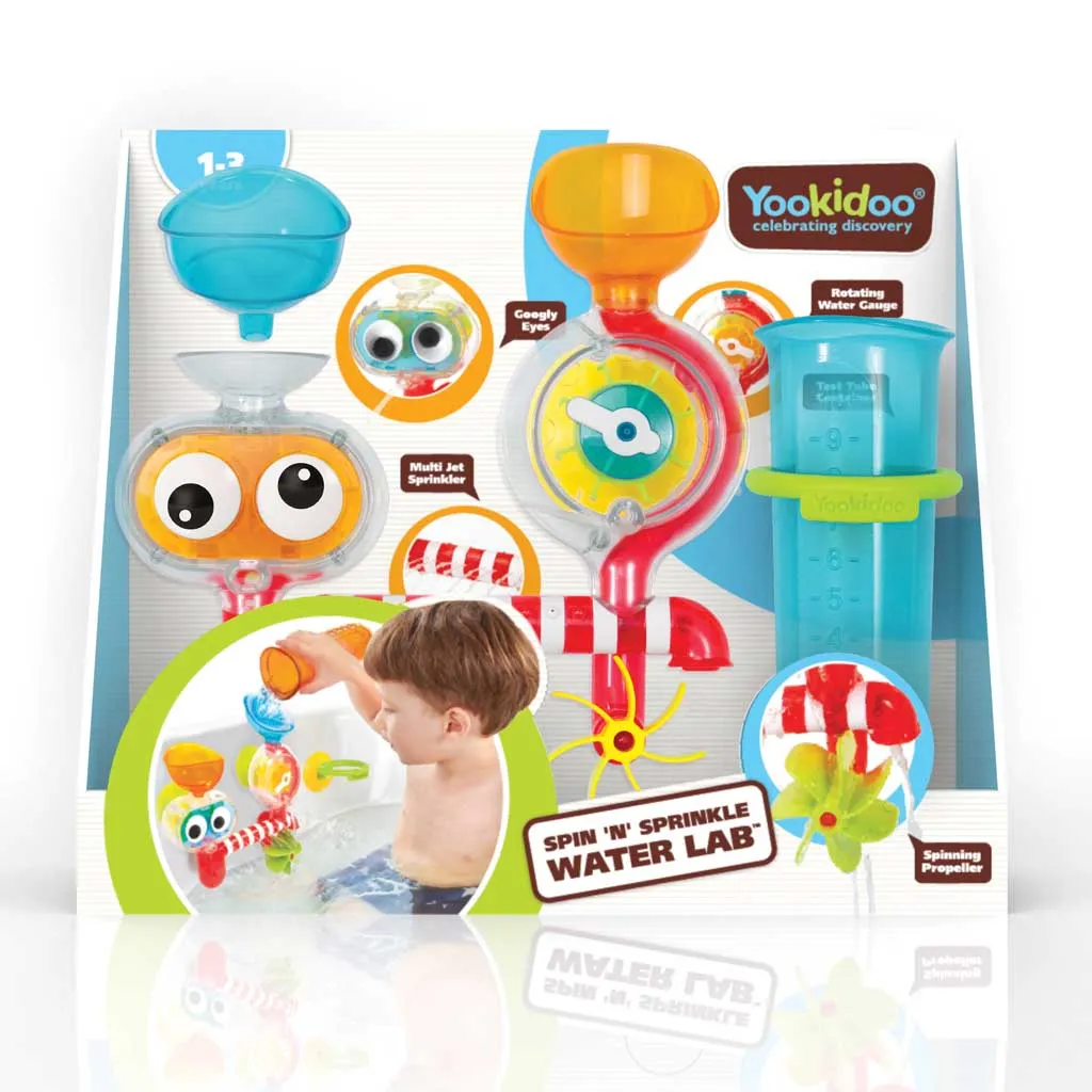 Yookidoo Spin 'n Sprinkle Water Lab Bath Toy