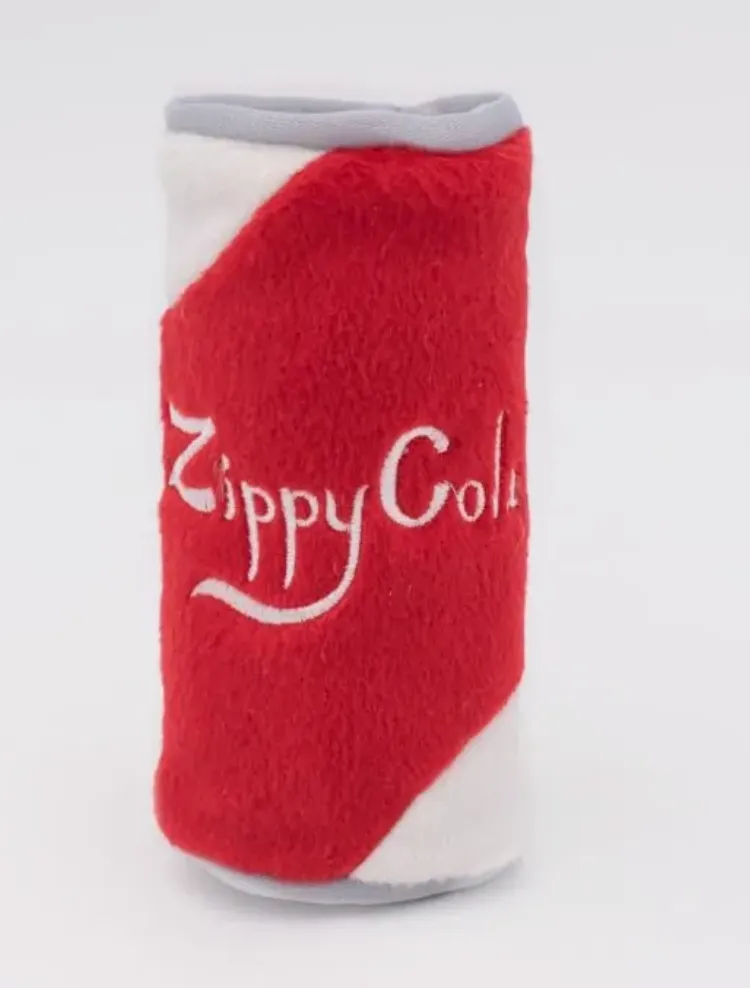 Zippy Paws Squeakie Cans - Zippy Cola Dog Toy